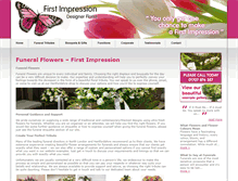 Tablet Screenshot of flowers-for-funeral.co.uk